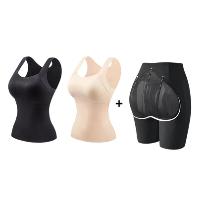 Dame-BH med U-hals – Varm, støttende, komfortabel og avslappet BH-løs