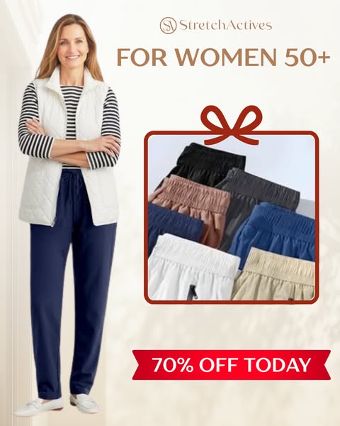 💖💖 SISTE DAG – 65 % RABATT! 💖🎁 Unisex ultramyke stretchbukser med perfekt passform for en avslappet stil