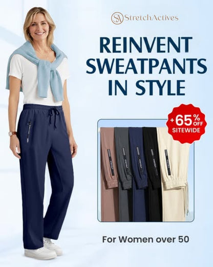 💖💖 SISTE DAG – 65 % RABATT! 💖🎁 Unisex ultramyke stretchbukser med perfekt passform for en avslappet stil