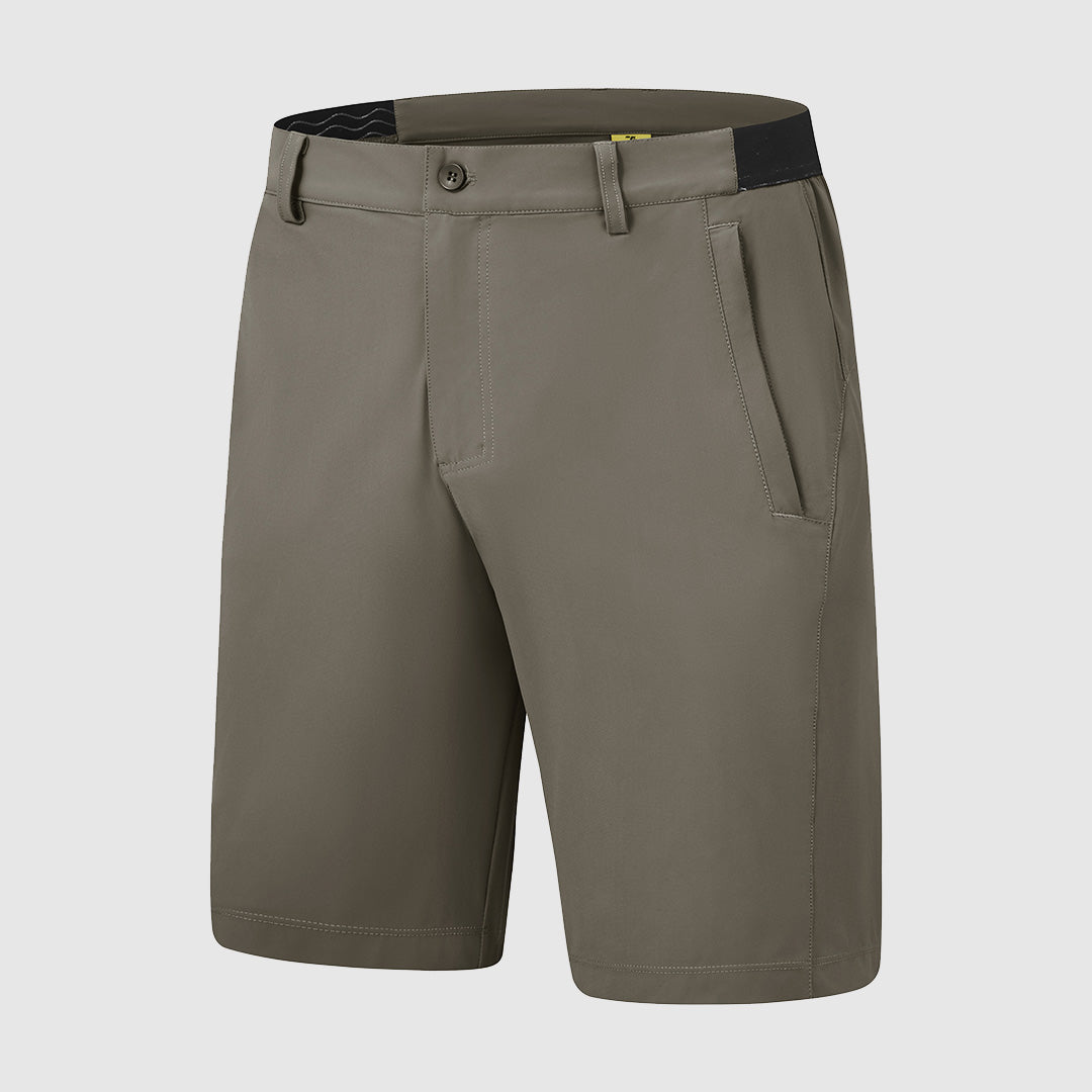 Fleksible og hurtigtørkende golfshorts for menn for fritidsbruk