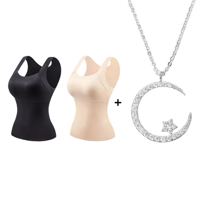 Dame-BH med U-hals – Varm, støttende, komfortabel og avslappet BH-løs