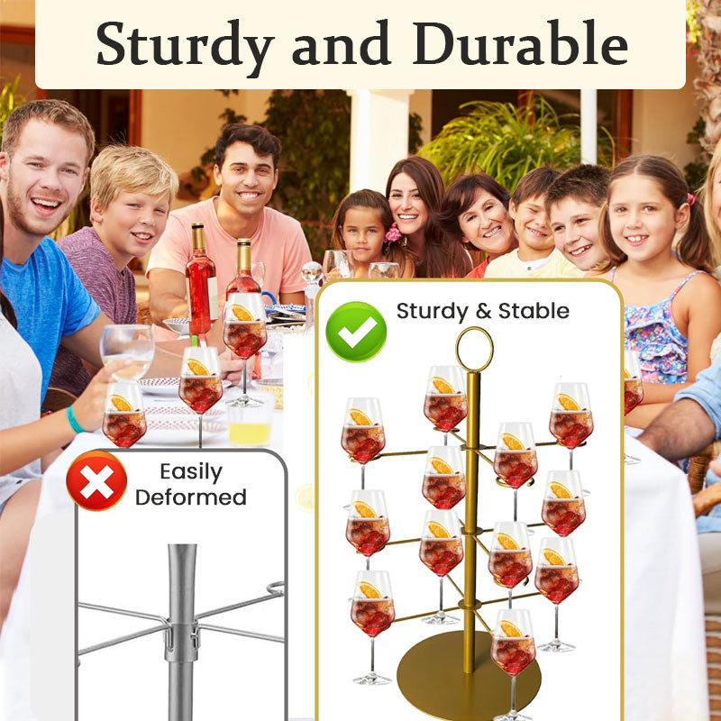 🎉 Juledisplay i flere nivåer – perfekt for desserter og dekorasjoner