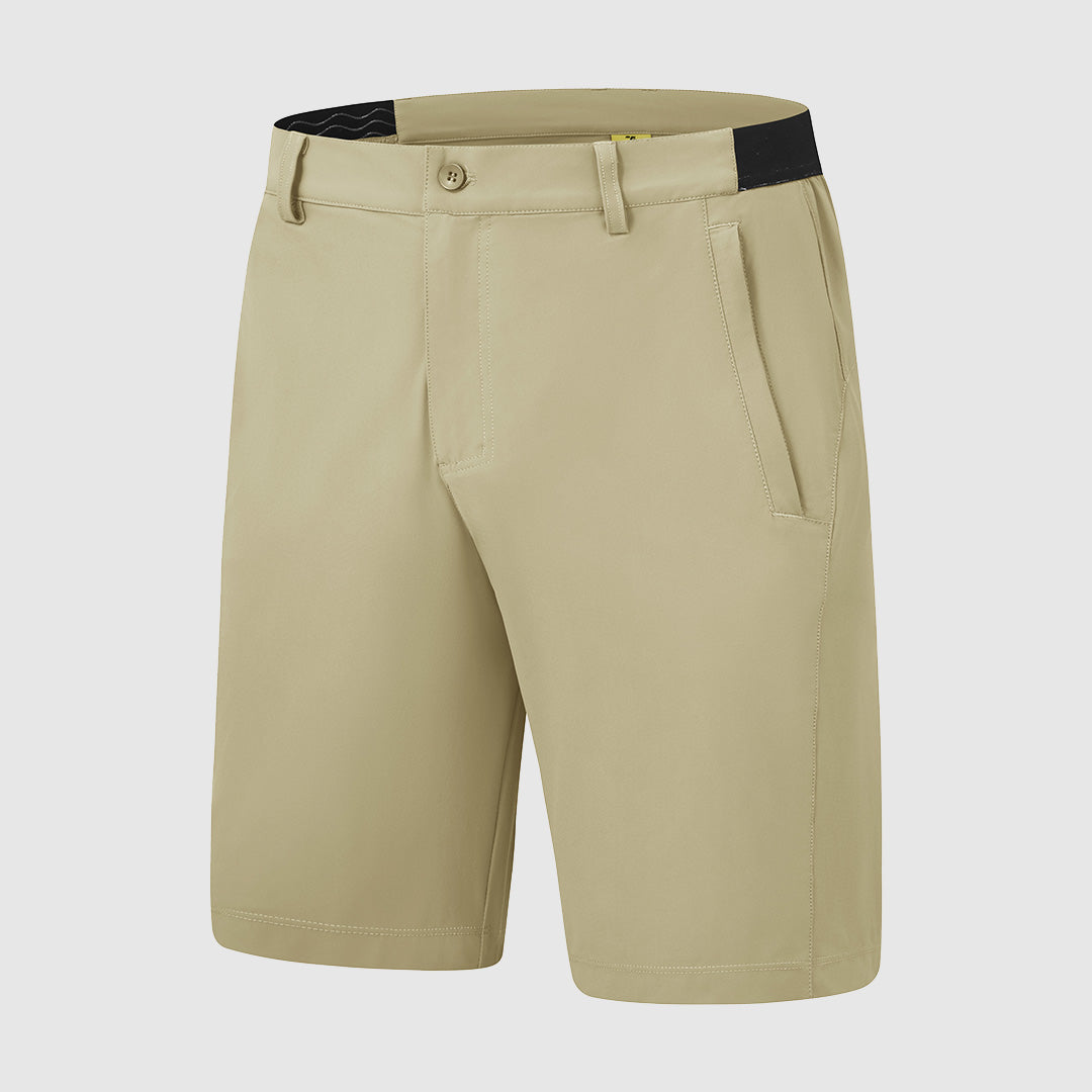Fleksible og hurtigtørkende golfshorts for menn for fritidsbruk