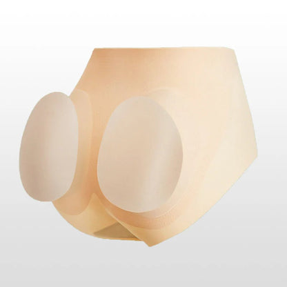 Sømløse trusermed issilke for rumpeløfting og avtakbare puter for dame