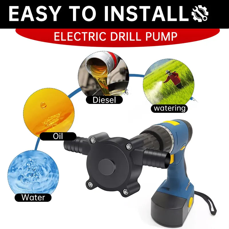 👨‍🌾🔥Bærbar elektrisk drillpumpe