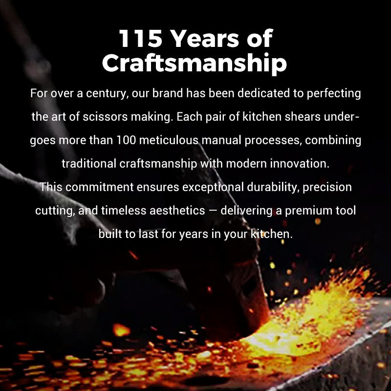 Multifunksjonell, robust kjøkkensaks