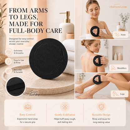 🧖‍♀️ 50 % RABATT! Skrubbebadputer – eksfolier skånsomt, rens porer & få strålende hud. Slitesterkt gummi, enkelt å rengjøre ✨🛀