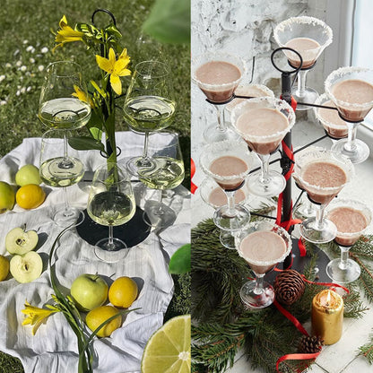 🎉 Juledisplay i flere nivåer – perfekt for desserter og dekorasjoner