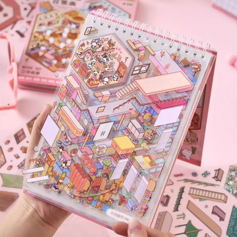 🌟Kreativitet møter lek🎨 Håndlagde klistremerker med stresslindrende motiver(Gratis pinsett)