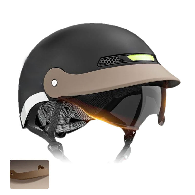 🛡️Pustende, lett og krasjsikker motorsykkelhjelm