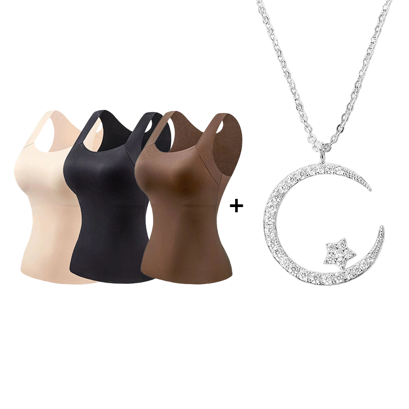 Dame-BH med U-hals – Varm, støttende, komfortabel og avslappet BH-løs