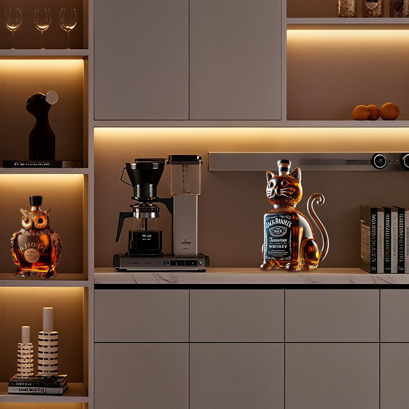 Kreativ whiskyflaske formet som en hund