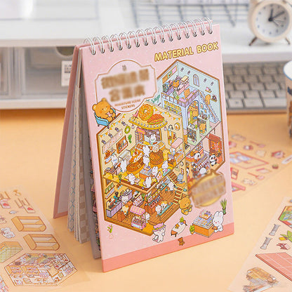 🌟Kreativitet møter lek🎨 Håndlagde klistremerker med stresslindrende motiver(Gratis pinsett)