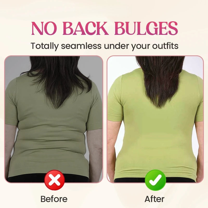 Komfortabel, formende BH uten bøyler med lukking foran