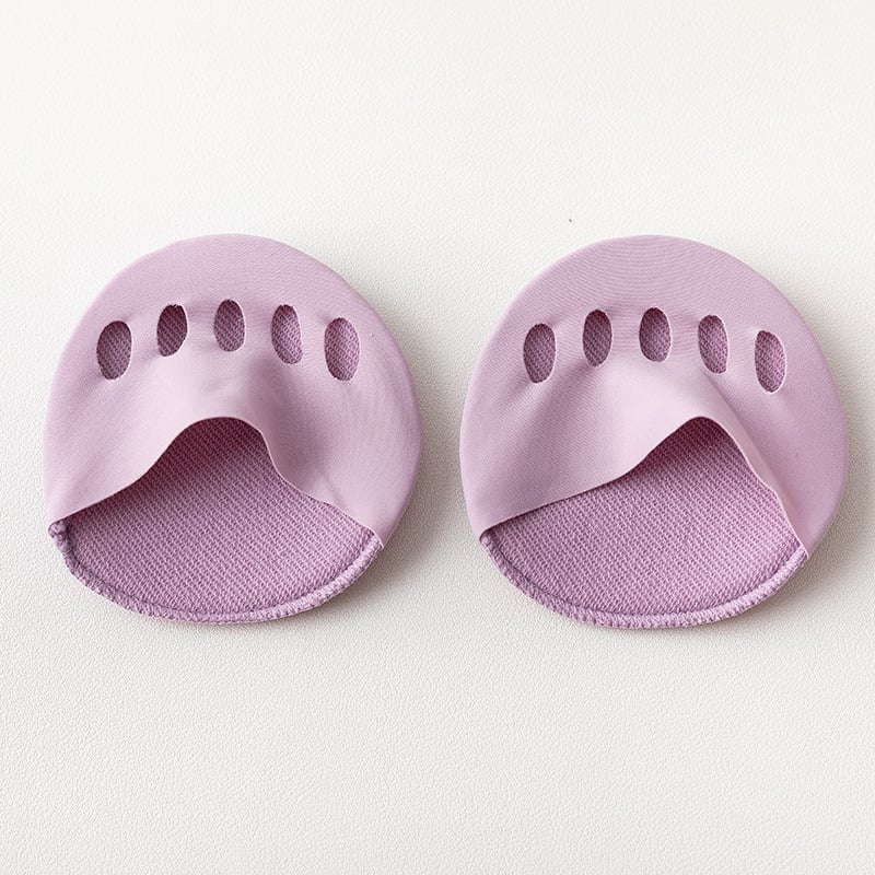 👠✨ Femtårs forfotputer for kvinner | Støtdempende innlegg for høye hæler | Svart/Beige