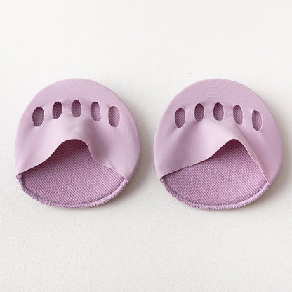 👠✨ Femtårs forfotputer for kvinner | Støtdempende innlegg for høye hæler | Svart/Beige