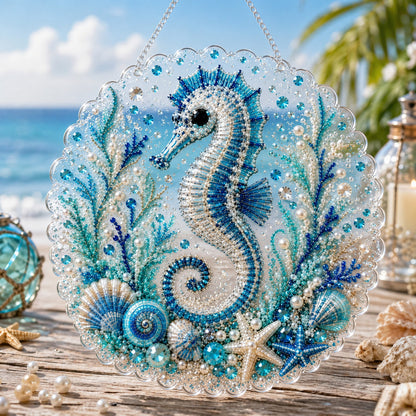 🔥 🌊✨Ocean Pearl Art DIY Hengepyntsett