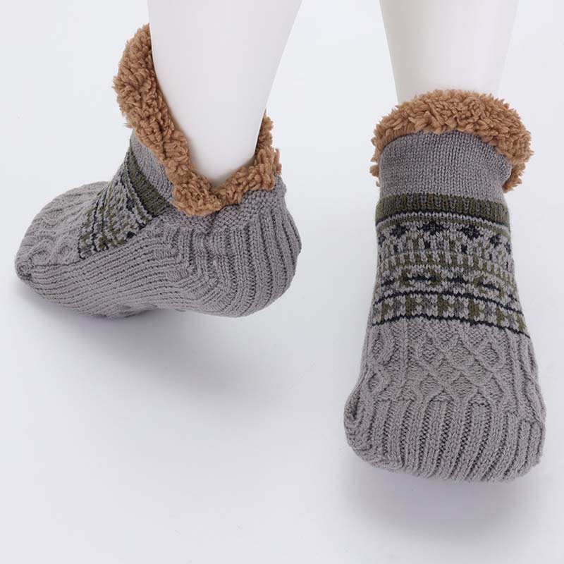 🧦 Jacquard-gulvsokker – Koselig varme for hvert skritt