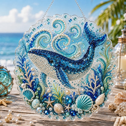 🔥 🌊✨Ocean Pearl Art DIY Hengepyntsett