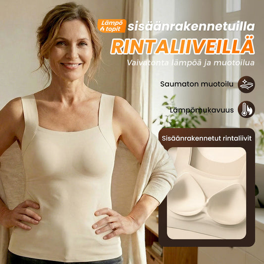 Dame-BH med U-hals – Varm, støttende, komfortabel og avslappet BH-løs