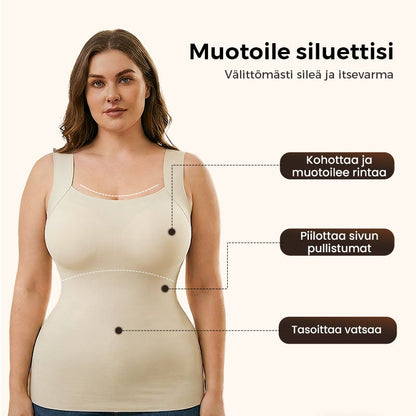 Dame-BH med U-hals – Varm, støttende, komfortabel og avslappet BH-løs