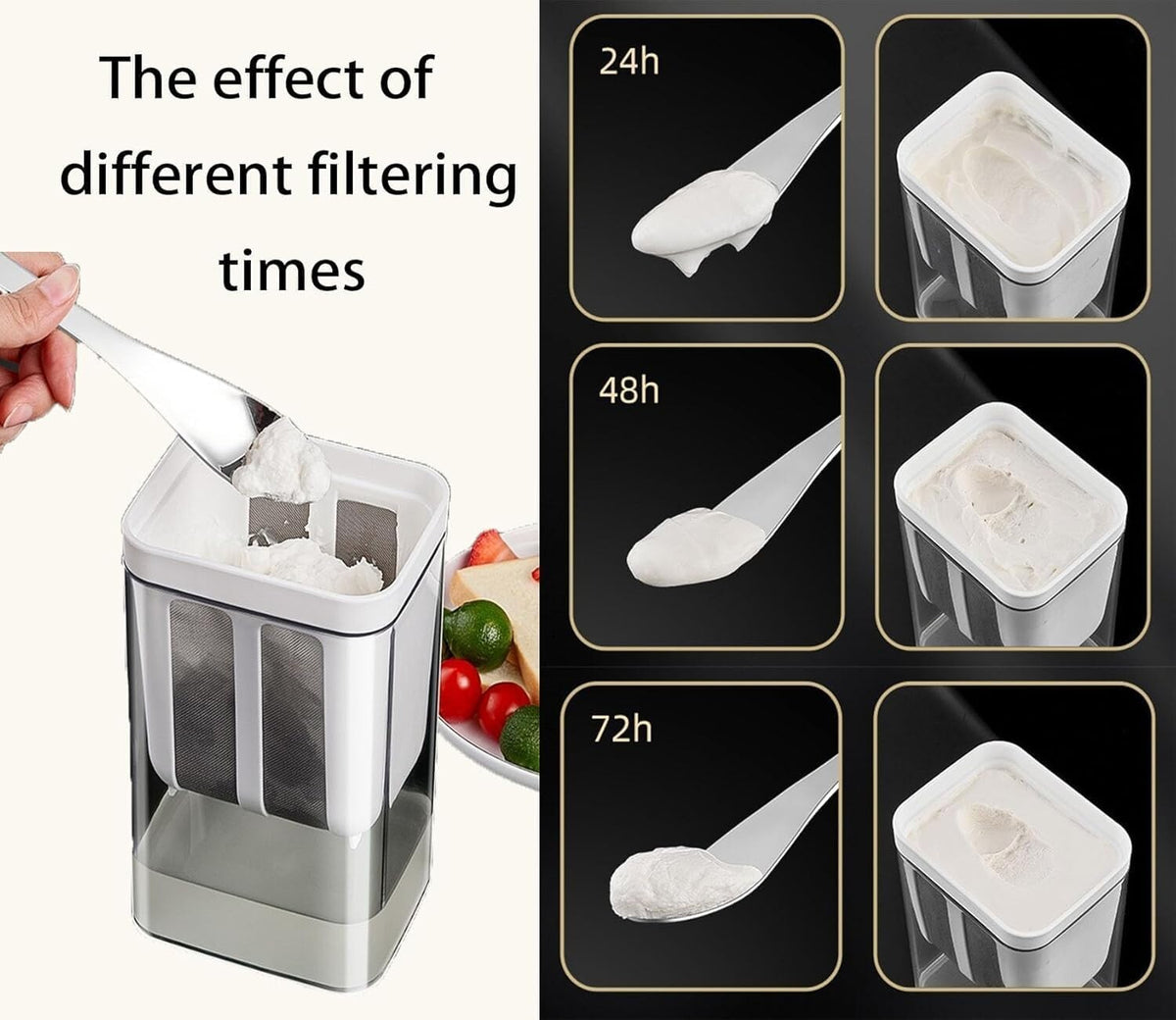 Ultrafin yoghurtsil 1100 ml