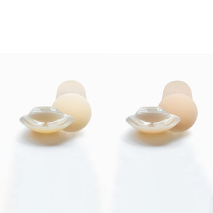 🏆#1 Bestselger🏆 ---- Klebrig, men ikke ekkel! Sømløse løftende brystvortebeskyttere