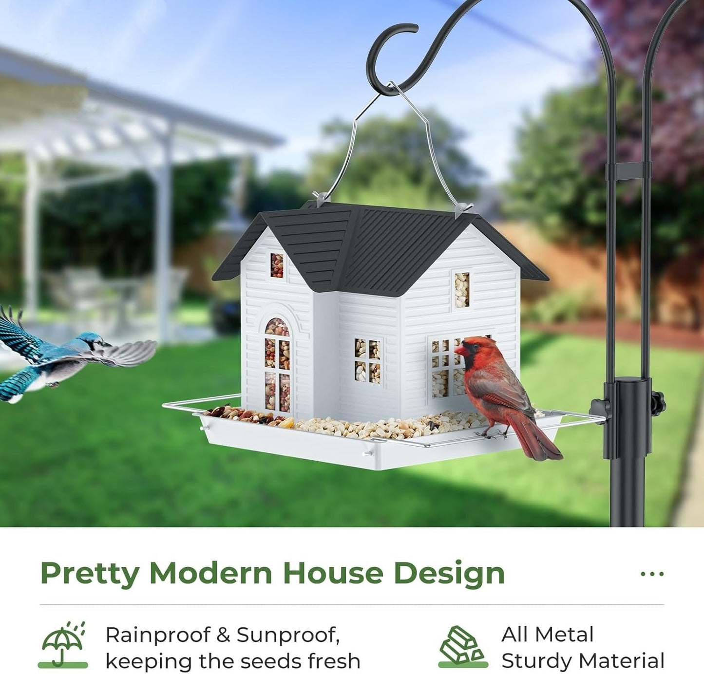 🔥Siste dag🔥Soldrevet fuglemater