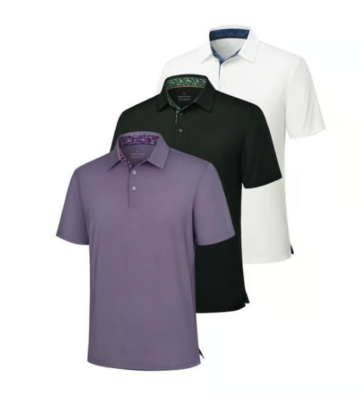 🔥Kampanje 49 % rabatt👕3-pakning poloskjorter for menn