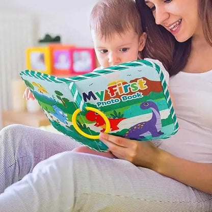 Min første babyfotobok med trygt speil