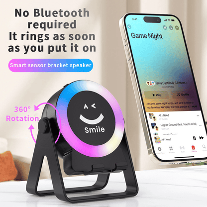 Spesialtilbud—Opptil 49% rabatt🎧4 i 1 trådløs induksjonslyd Bluetooth-høyttaler🎵