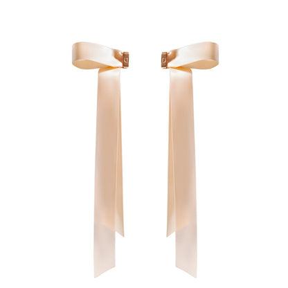 🎀 Magnetisk hårklemme med satengsløyfe – sikkert feste, elegant stil, ingen skader!✨💕