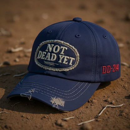 IKKE DØD ENNÅ - Vintage vasket baseballcaps