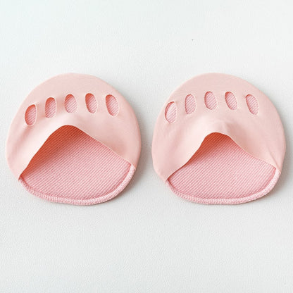 👠✨ Femtårs forfotputer for kvinner | Støtdempende innlegg for høye hæler | Svart/Beige