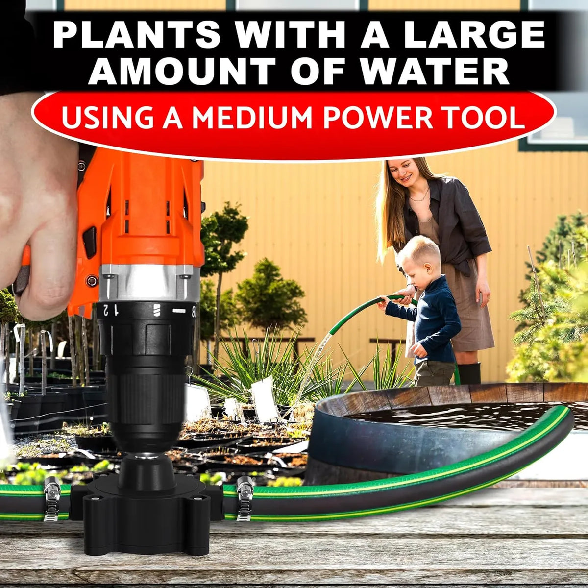 👨‍🌾🔥Bærbar elektrisk drillpumpe
