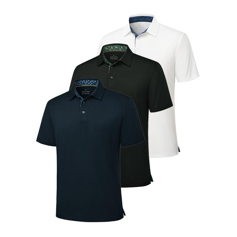 🔥Kampanje 49 % rabatt👕3-pakning poloskjorter for menn