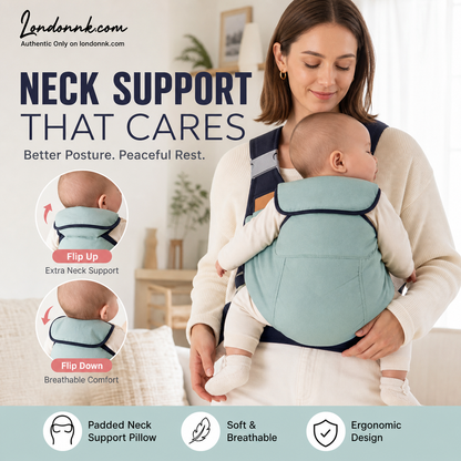 👶 50 % RABATT NÅ! 🧺 4-i-1 bæresele med ventilerende mesh – 0–36 måneder, foran & bak – nær barnet, hendene frie 💕