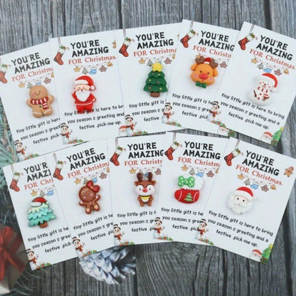 🎄10-delersett - Jule-lomme-klem 🎁