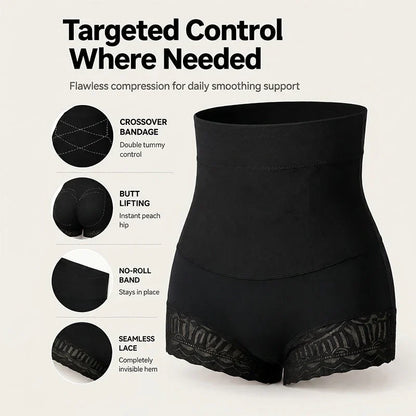 🥳2026 HETT SALG🥳💞50K+ SOLGT!✨ 💝 Kvinners shapewear-truser med kryssmagekontroll