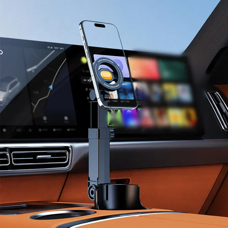 ⭐2026 Ny lansering💥HOT SELG🥳🧲Bil koppholder mobilholder – 360° justerbar, sterk N52-magnet, enhåndsbetjening, passer for alle mobiler, stabile magnet- og klemmemodeller for sikker kjøring