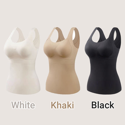 💖Black Friday Storsalg 49% RABATT🌹[Damegave] Termosingletter med innebygd BH for kvinner