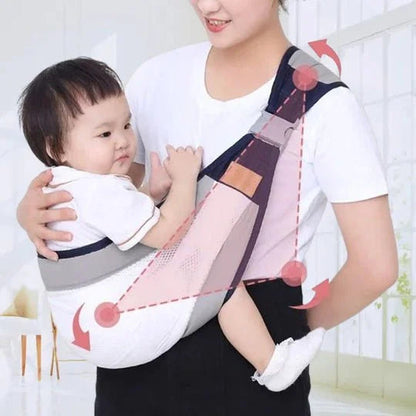 👶 50 % RABATT NÅ! 🧺 4-i-1 bæresele med ventilerende mesh – 0–36 måneder, foran & bak – nær barnet, hendene frie 💕