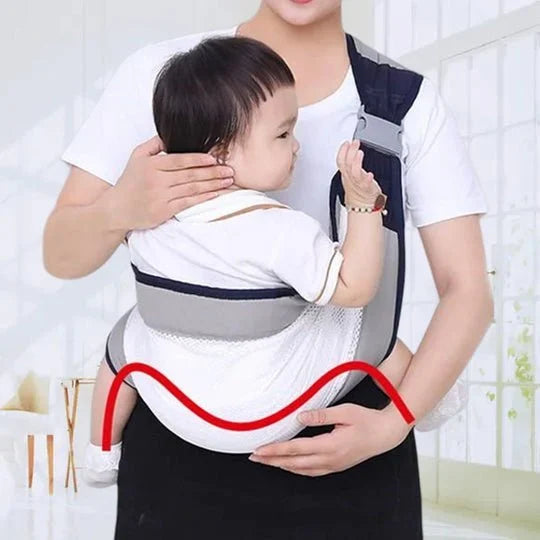 👶 50 % RABATT NÅ! 🧺 4-i-1 bæresele med ventilerende mesh – 0–36 måneder, foran & bak – nær barnet, hendene frie 💕