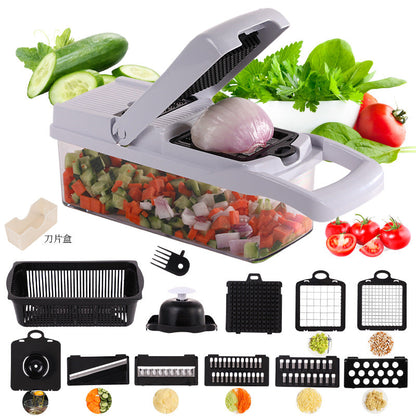 Multifunksjonell grønnsakskutter | Sett med 16 deler🥗 (🔥50 % rabatt)