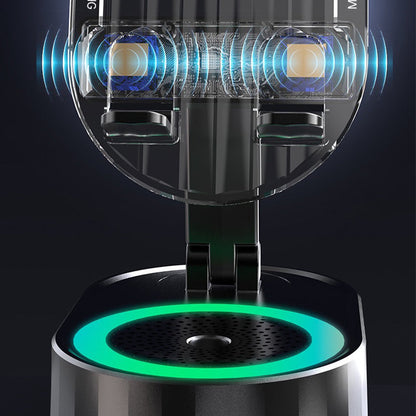 5-i-1 trådløs induksjons Bluetooth-høyttalertelefonstativ