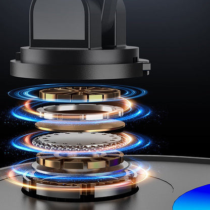 5-i-1 trådløs induksjons Bluetooth-høyttalertelefonstativ