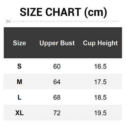 Trådløs stroppløs bh for kvinner med sidelukking