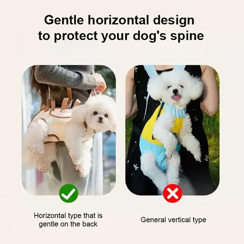 Bærbar, pustende kjæledyrbærer og ryggsekk