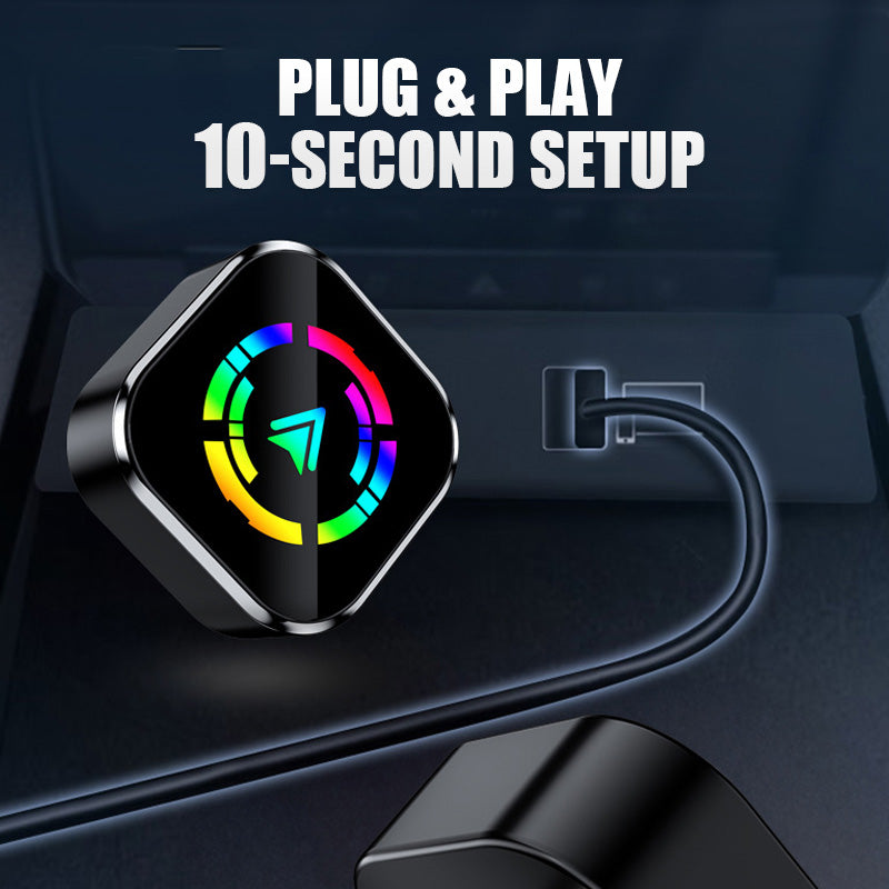 📢📢50 % RABATT!🔥2-i-1 trådløs adapter for iPhone og Android Auto