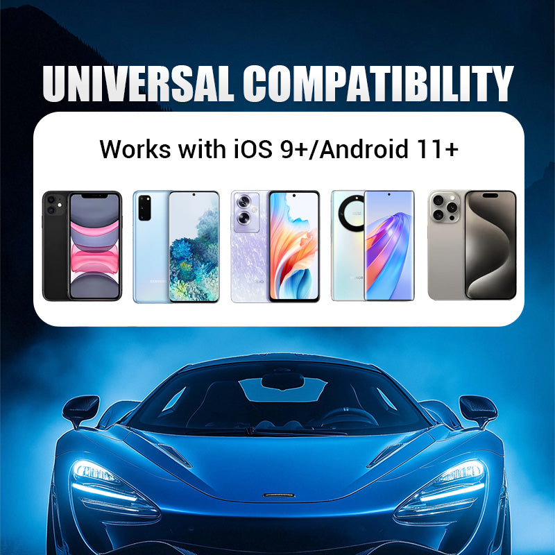 📢📢50 % RABATT!🔥2-i-1 trådløs adapter for iPhone og Android Auto